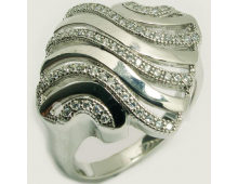 Кольцо Серебро 925 фианит 6,62